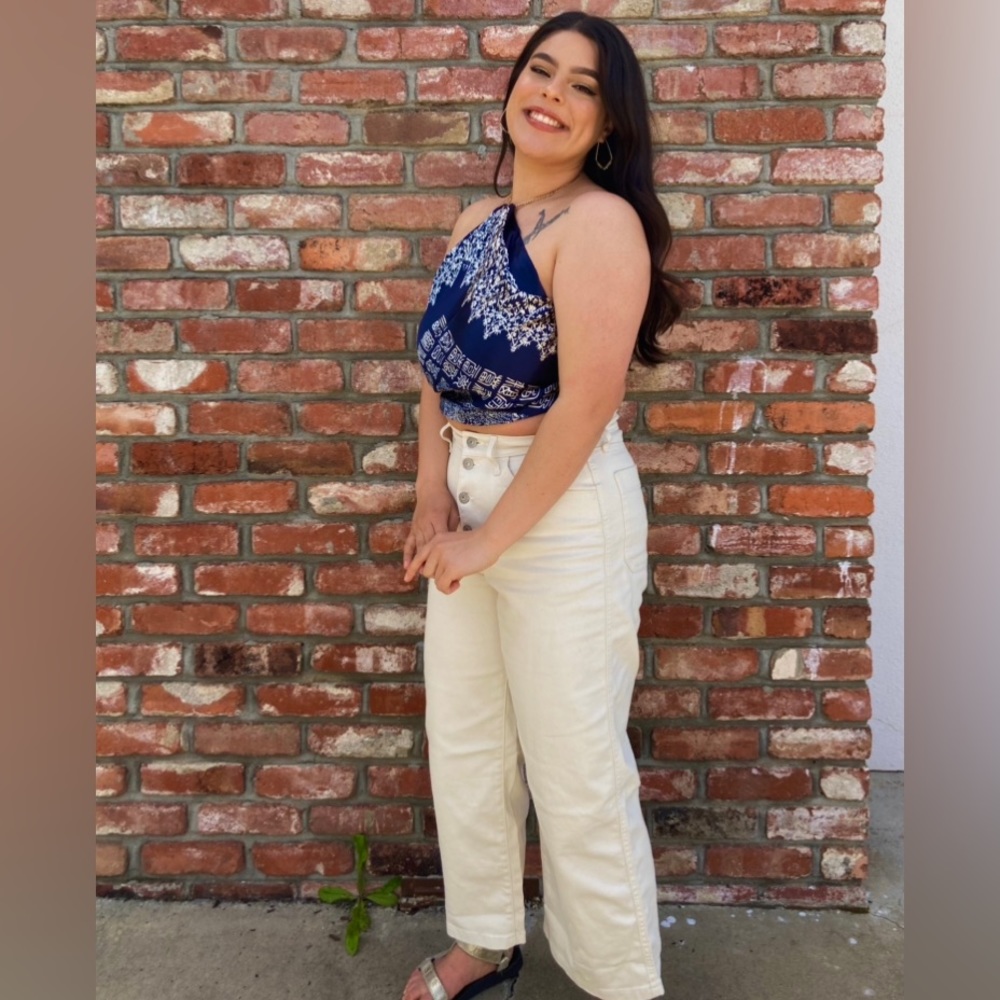 Levi’s Mile High Cropped Wide Leg Jeans